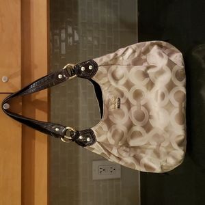 Coach purse monogram style